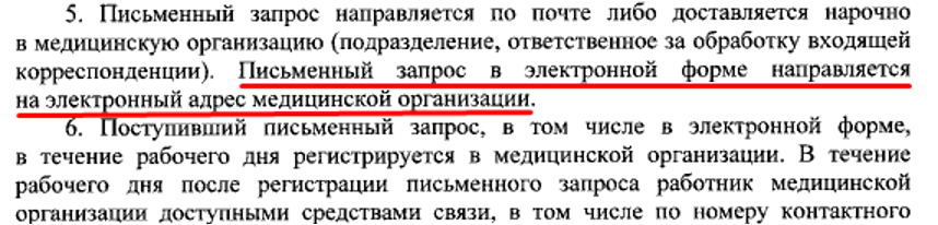 Как знакомить пациентов с меддокументами